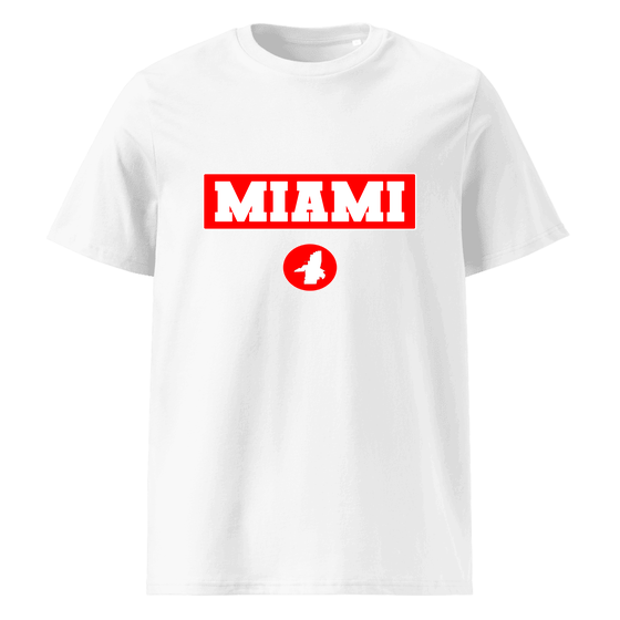 Miami T-Shirt with Signal14 design (White) – Produktansicht