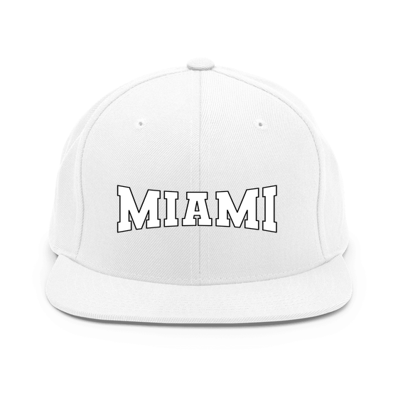 Miami Cap with Varsity4 design (White)