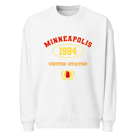 Minneapolis Sweatshirt with University 1994 design (White)