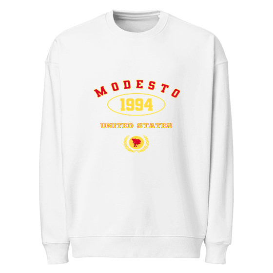 Modesto Sweatshirt with University 1994 design (White)