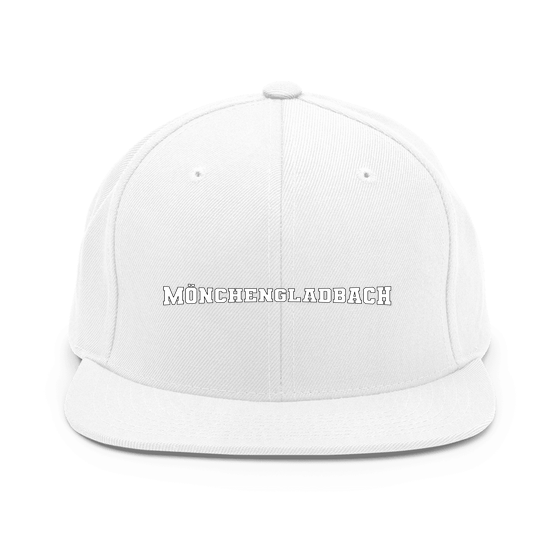 Mönchengladbach Cap mit Varsity4-Design (Weiß) – Produktansicht