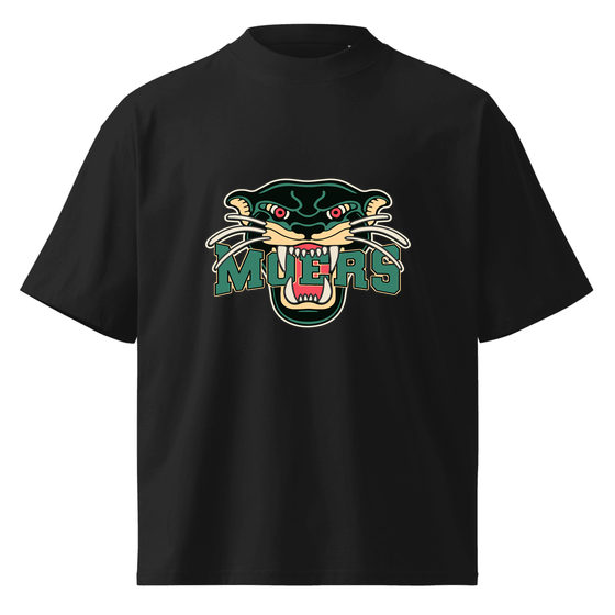 Moers T-Shirt mit Panther-Design (Schwarz) – Produktansicht