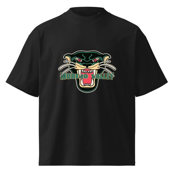Moreno Valley T-Shirt with Panther design (Black)