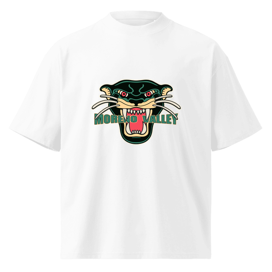 Moreno Valley T-Shirt with Panther design (White) – Produktansicht