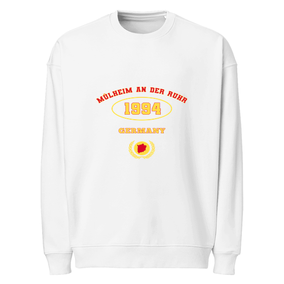 Mülheim an der Ruhr Sweatshirt mit University 1994-Design (Weiß)