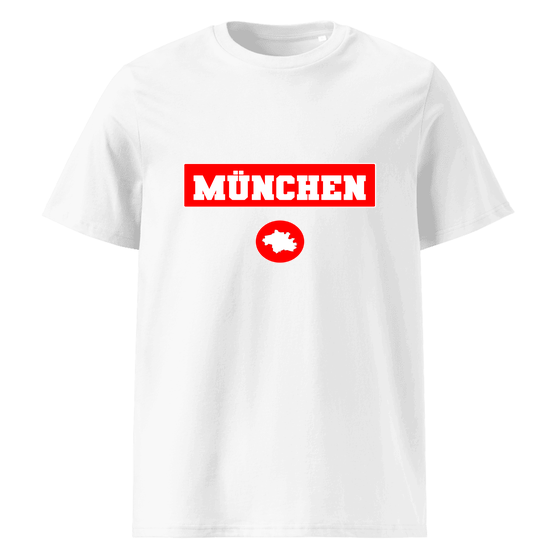 München T-Shirt mit Signal14-Design (Weiß) – Produktansicht