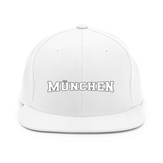 München Cap mit Varsity4-Design (Weiß)
