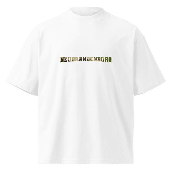Neubrandenburg T-Shirt mit Camouflage-Design (Weiß) – Produktansicht