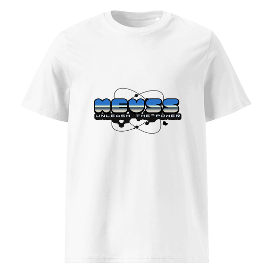 Neuss T-Shirt mit Atom-Design (Weiß)