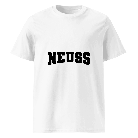 Neuss T-Shirt mit Varsity17-Design (Weiß) – Produktansicht