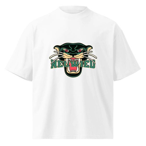 Neuwied T-Shirt mit Panther-Design (Weiß) – Produktansicht