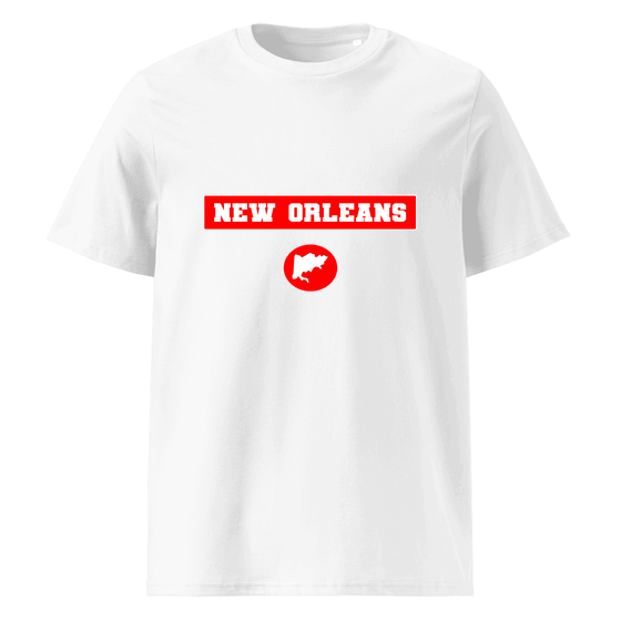 New Orleans T-Shirt with Signal14 design (White)