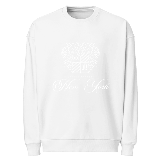 New York Sweatshirt with Seal design (White)