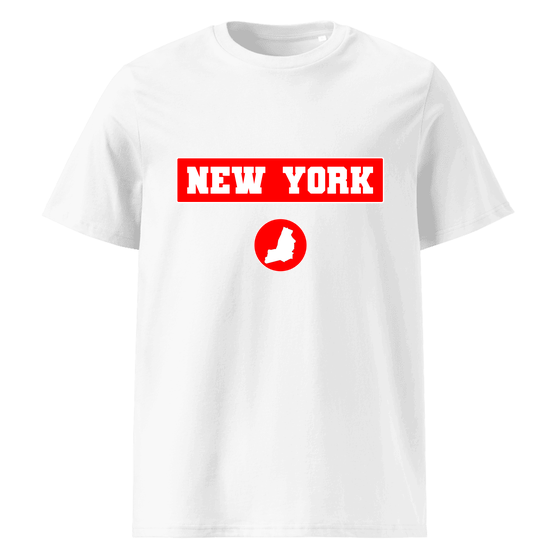 New York T-Shirt with Signal14 design (White) – Produktansicht