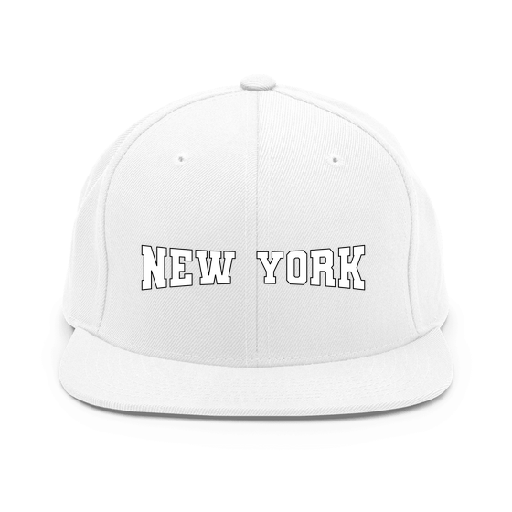 New York Cap with Varsity4 design (White)