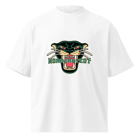 Norderstedt T-Shirt mit Panther-Design (Weiß) – Produktansicht