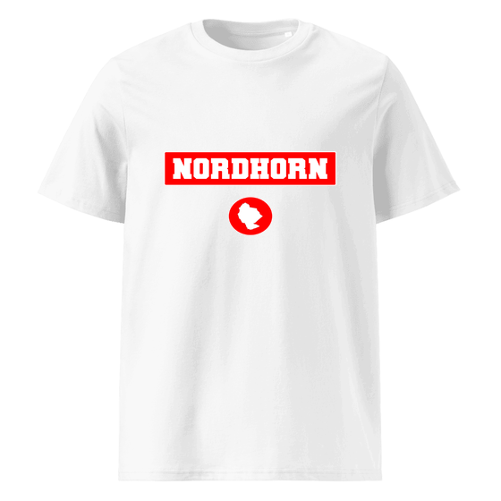 Nordhorn T-Shirt mit Signal14-Design (Weiß) – Produktansicht