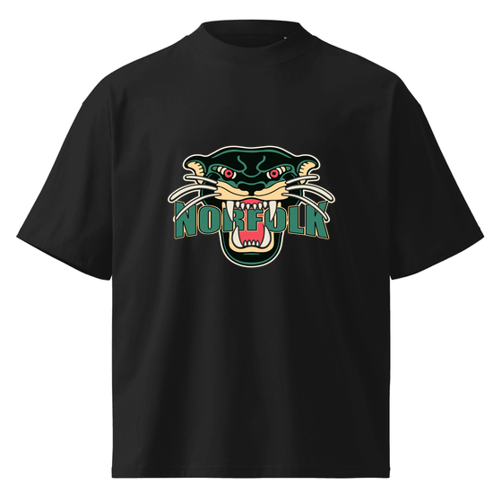 Norfolk T-Shirt with Panther design (Black)