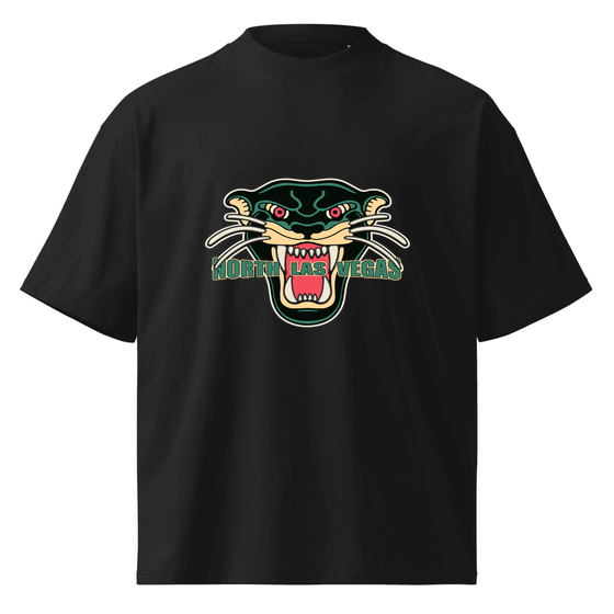 North Las Vegas T-Shirt with Panther design (Black)