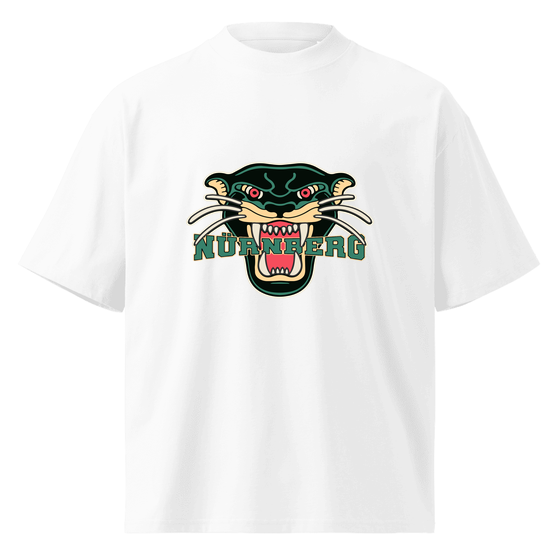 Nürnberg T-Shirt mit Panther-Design (Weiß) – Produktansicht