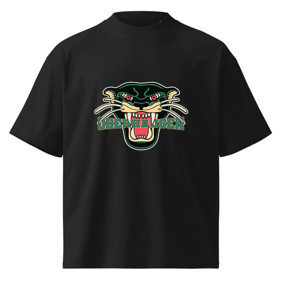 Oberhausen T-Shirt mit Panther-Design (Schwarz)