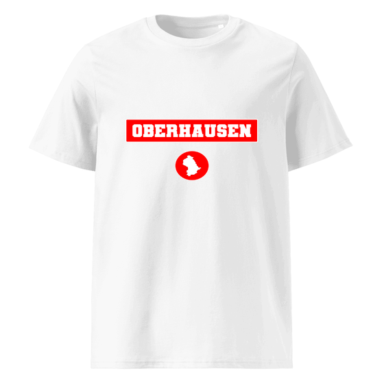 Oberhausen T-Shirt mit Signal14-Design (Weiß) – Produktansicht