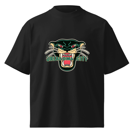 Oklahoma City T-Shirt with Panther design (Black)