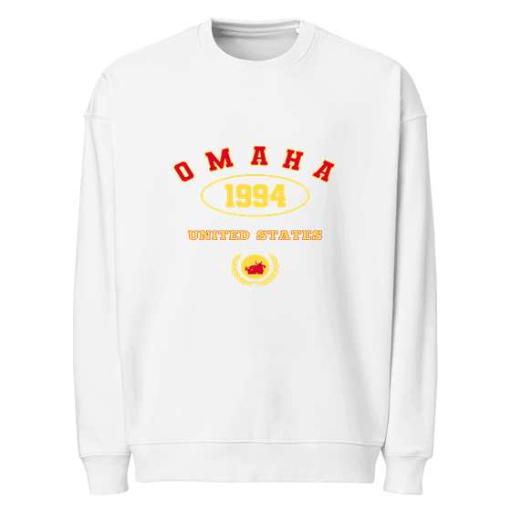 Omaha Sweatshirt with University 1994 design (White)