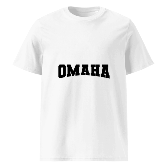 Omaha T-Shirt with Varsity17 design (White) – Produktansicht