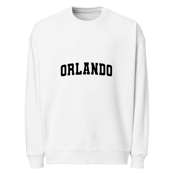 Orlando Sweatshirt with Varsity3 design (White)