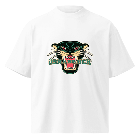 Osnabrück T-Shirt mit Panther-Design (Weiß) – Produktansicht