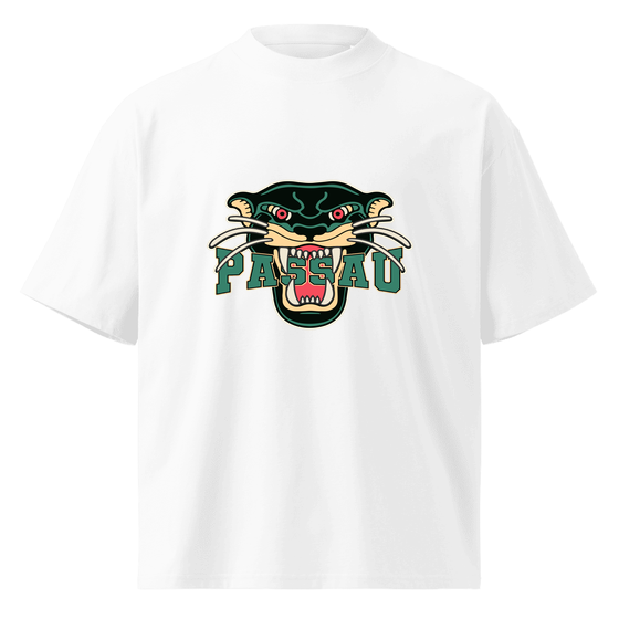 Passau T-Shirt mit Panther-Design (Weiß) – Produktansicht