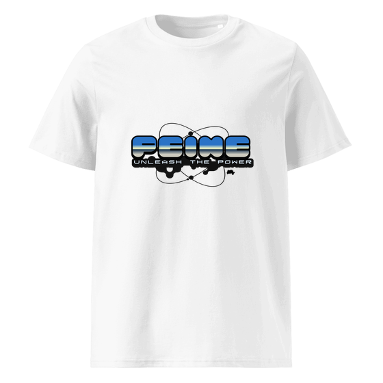 Peine T-Shirt mit Atom-Design (Weiß)