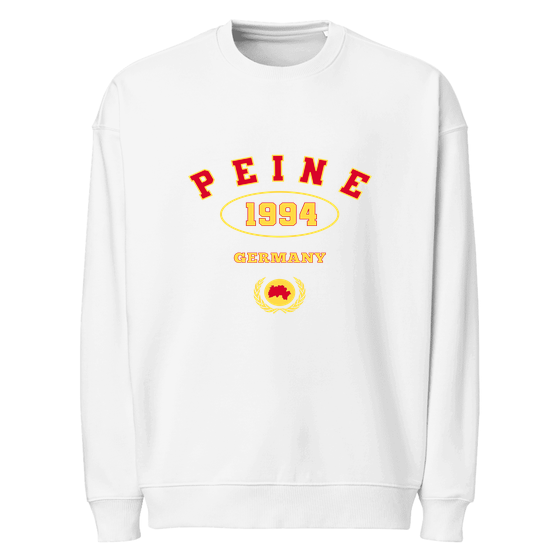 Peine Sweatshirt mit University 1994-Design (Weiß) – Produktansicht