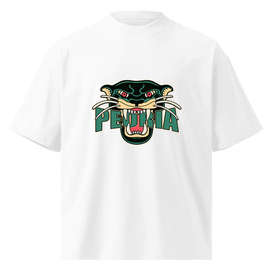 Peoria T-Shirt with Panther design (White) – Produktansicht