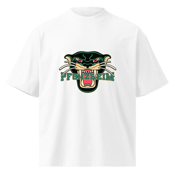 Pforzheim T-Shirt mit Panther-Design (Weiß) – Produktansicht