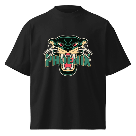 Phoenix T-Shirt with Panther design (Black)