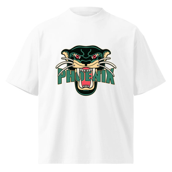 Phoenix T-Shirt with Panther design (White) – Produktansicht
