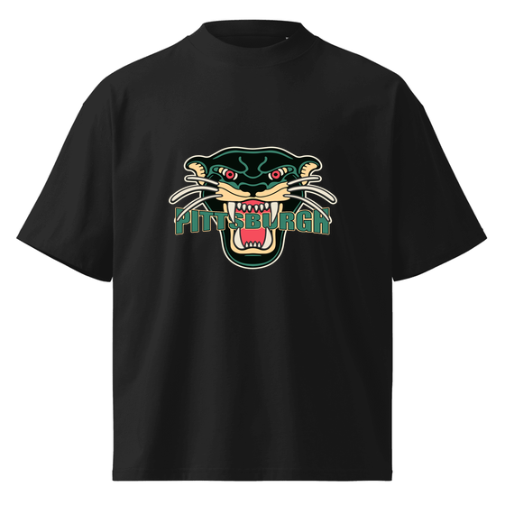 Pittsburgh T-Shirt with Panther design (Black)