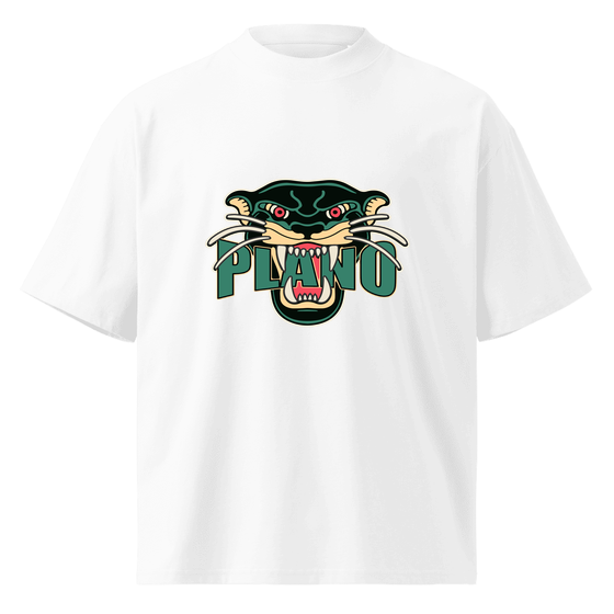 Plano T-Shirt with Panther design (White) – Produktansicht