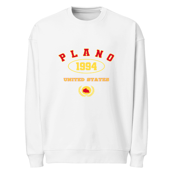 Plano Sweatshirt with University 1994 design (White)