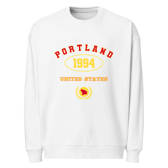Portland Sweatshirt with University 1994 design (White)