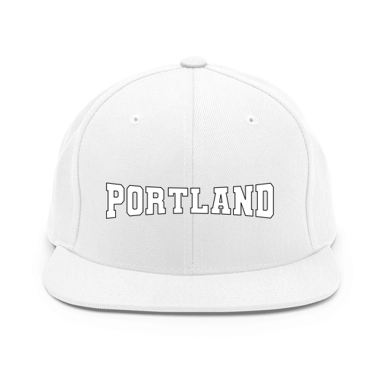 Portland Cap with Varsity4 design (White)
