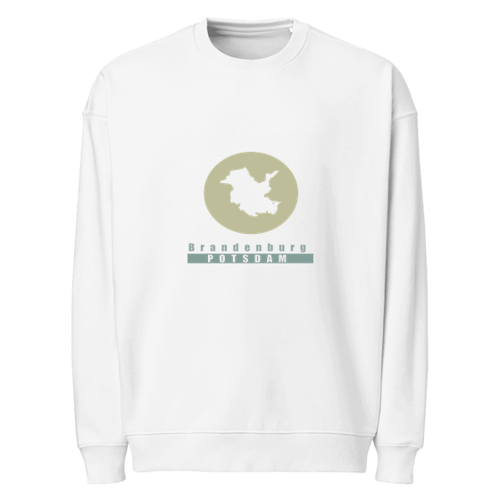 Potsdam Sweatshirt mit Minimal Moon-Design (Weiß)
