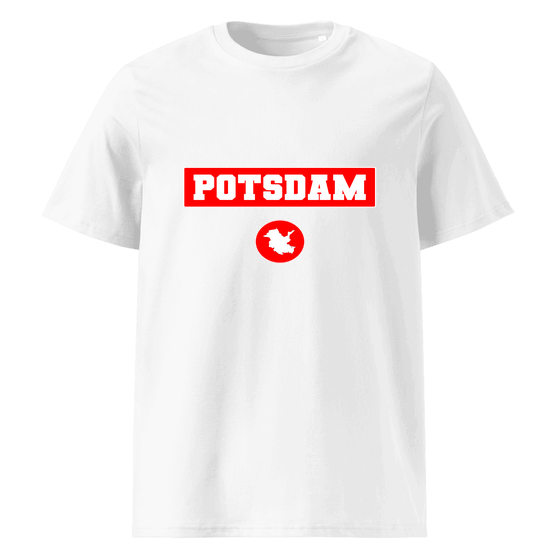 Potsdam T-Shirt mit Signal14-Design (Weiß) – Produktansicht