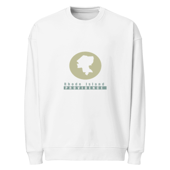 Providence Sweatshirt with Minimal Moon design (White)