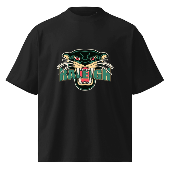 Raleigh T-Shirt with Panther design (Black)