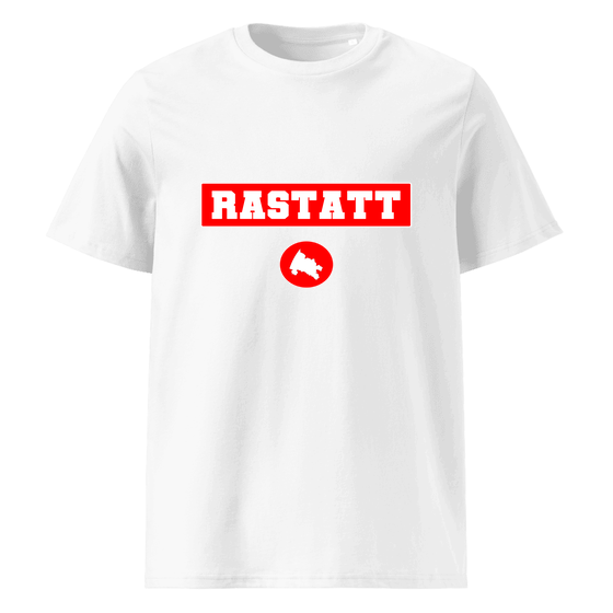Rastatt T-Shirt mit Signal14-Design (Weiß) – Produktansicht