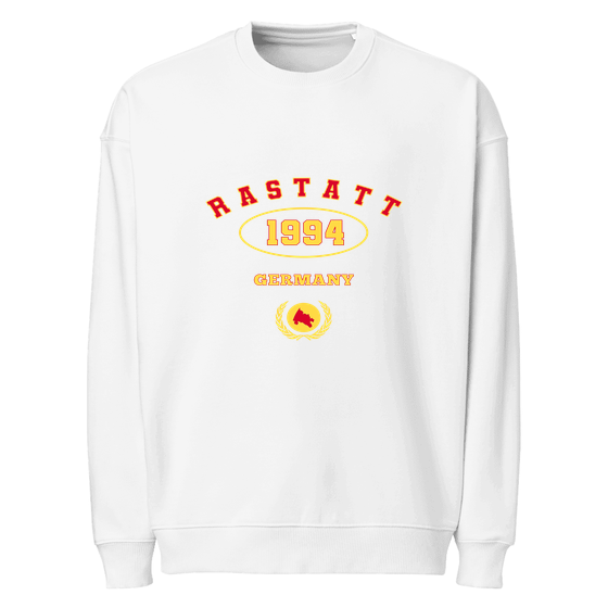 Rastatt Sweatshirt mit University 1994-Design (Weiß) – Produktansicht