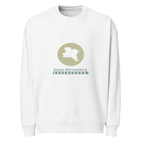 Ravensburg Sweatshirt mit Minimal Moon-Design (Weiß)